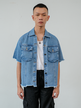 PORSHA DENIM JACKET SHIRT for MEN