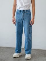 DENVER DENIM CARGO PANTS for MEN