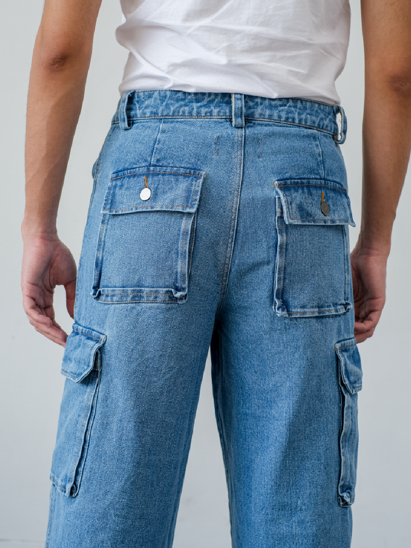 DENVER DENIM CARGO PANTS for MEN