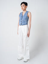 ROMAN VEST BLUE DENIM