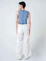 ROMAN VEST BLUE DENIM