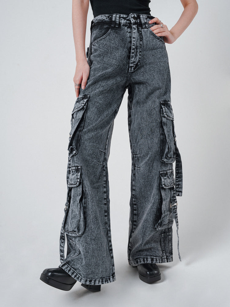 DOMINIC DENIM CARGO PANTS