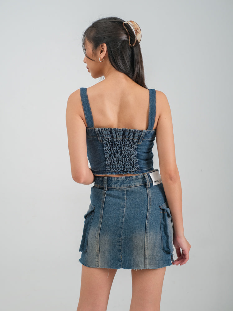 KIMBERLY DENIM TANK TOP