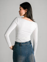 KAY SQUARE NECK TOPS