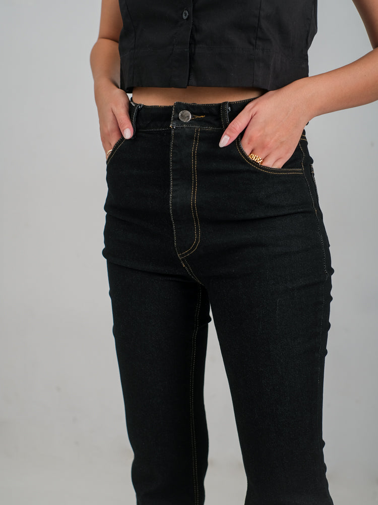 ASPEN BOOTCUT BLACK DENIM