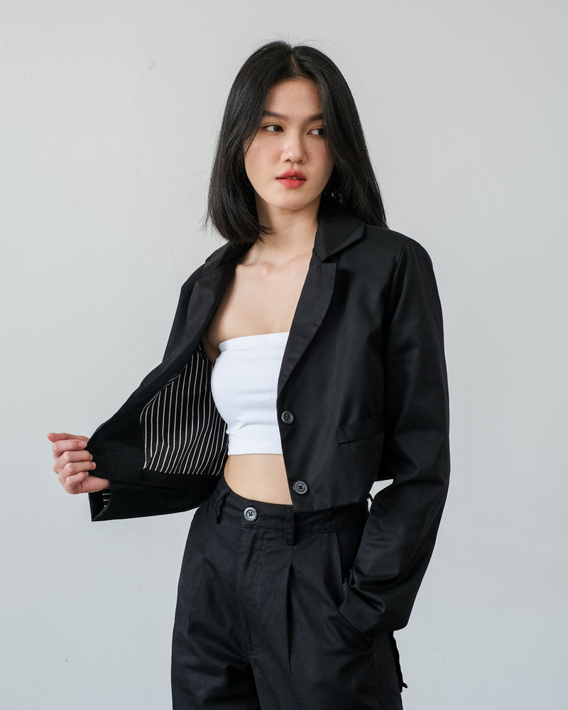 THEA CROP BLAZER