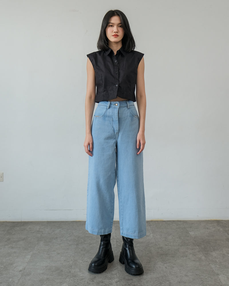 LUNA CROP SHIRT