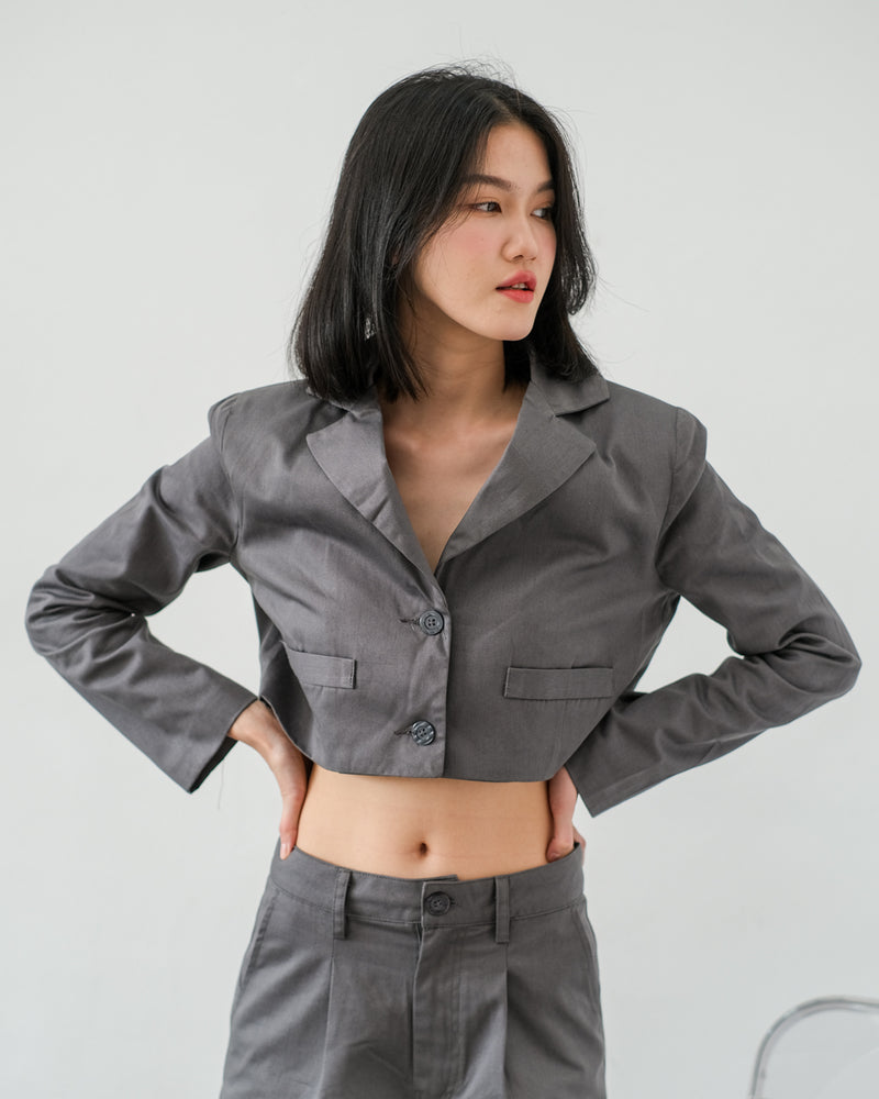 THEA CROP BLAZER