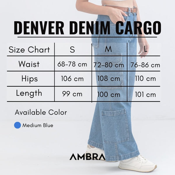 DENVER DENIM CARGO PANTS for MEN