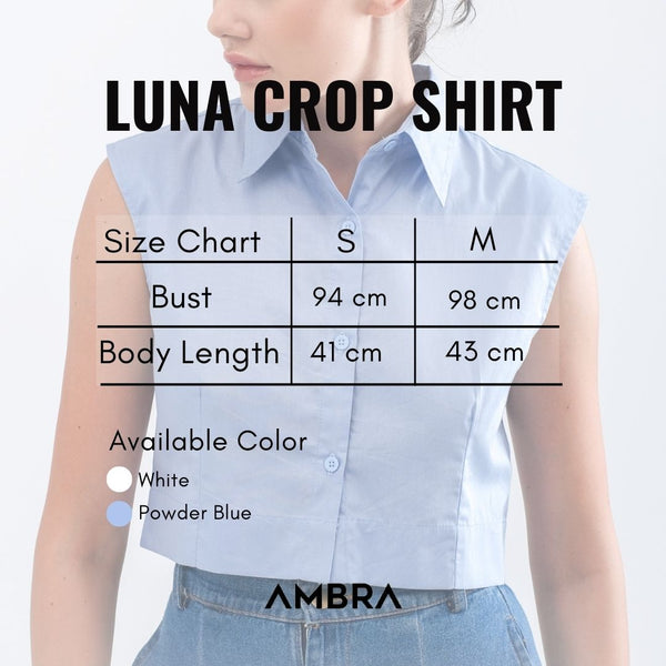 LUNA CROP SHIRT