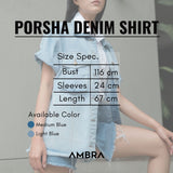 PORSHA DENIM JACKET SHIRT for MEN