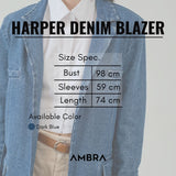 HARPER DENIM BLAZER