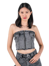 LEXIE DENIM BUSTIER