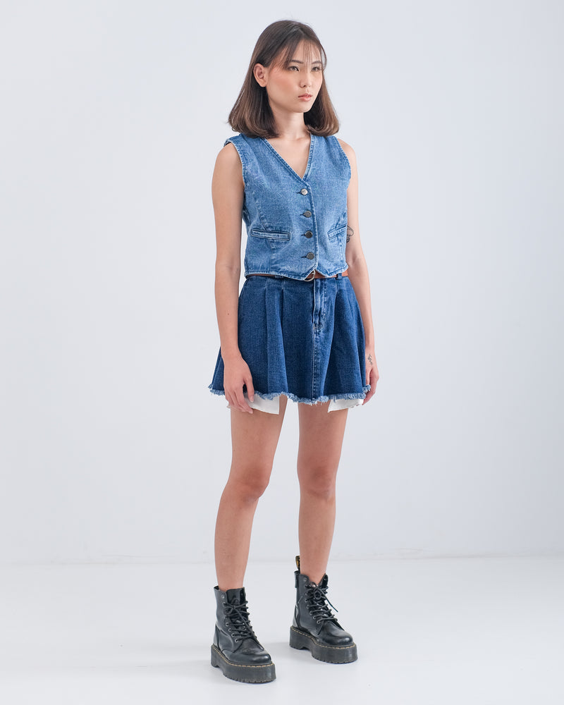 ROMAN VEST BLUE DENIM