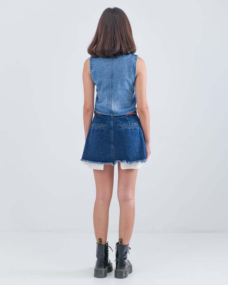 ROMAN VEST BLUE DENIM